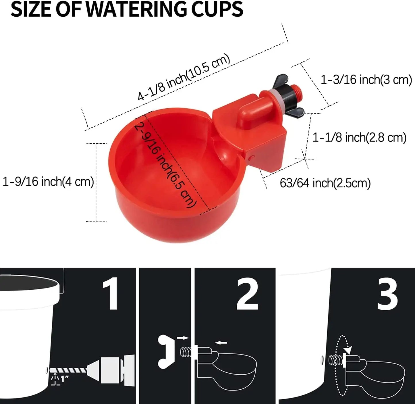 Automatic Chicken Water Cups