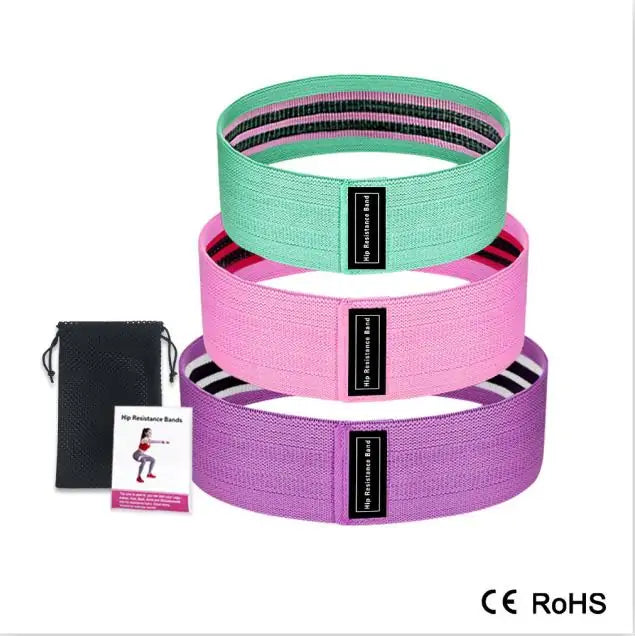 Fitness Rubber Bands Resistance Bands 3 Piece