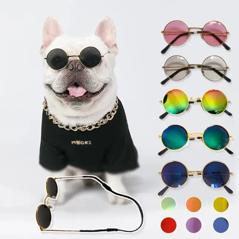 Vintage Round Cat and Dog Sunglasses