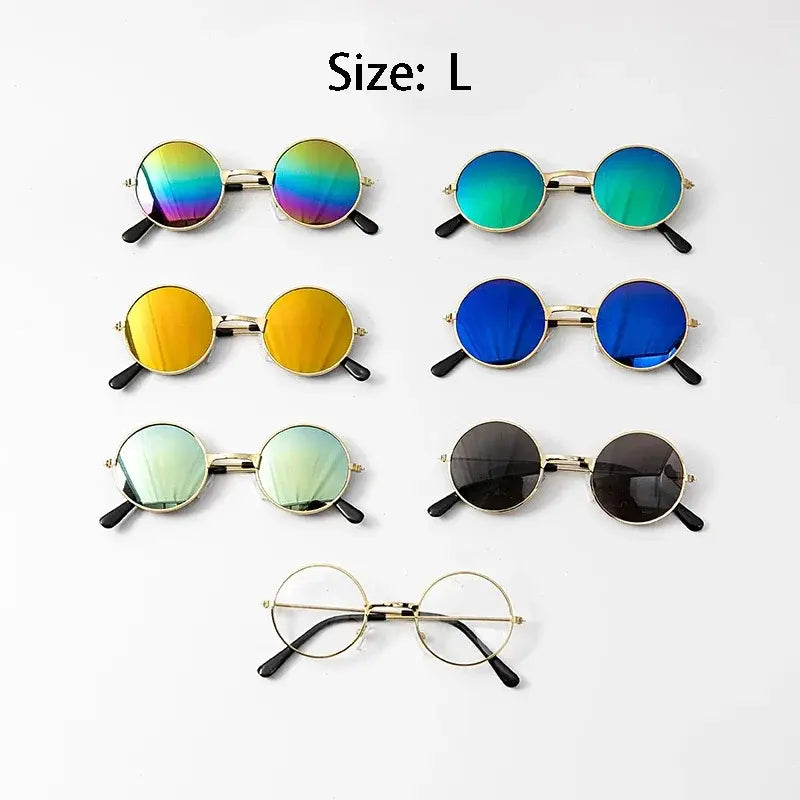Vintage Round Cat and Dog Sunglasses