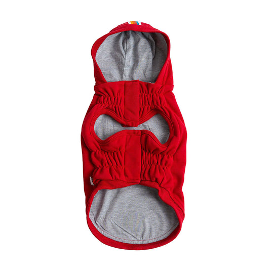 Elasto-Fit Urban Dog Hoodie - Red