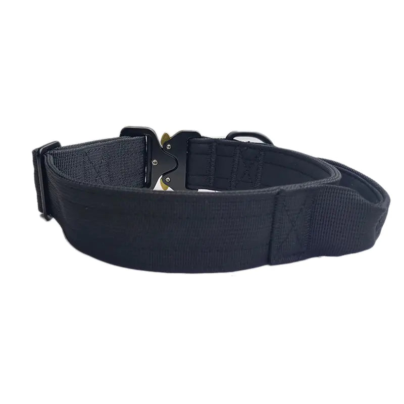 Tactical Dog Collar and Leash Adjustable Nylon
