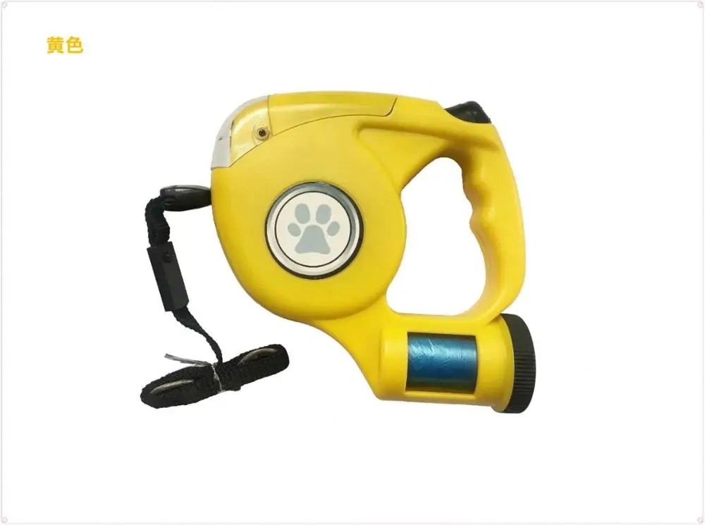 LED Pet Dog Leash Lead Flashlight