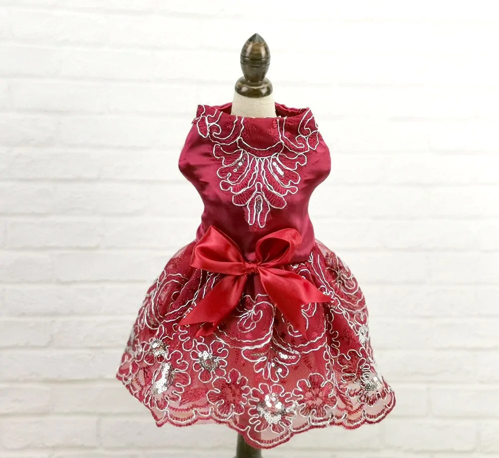 Dog Princess Party Dress for Spring and Summer XS-XL Pet