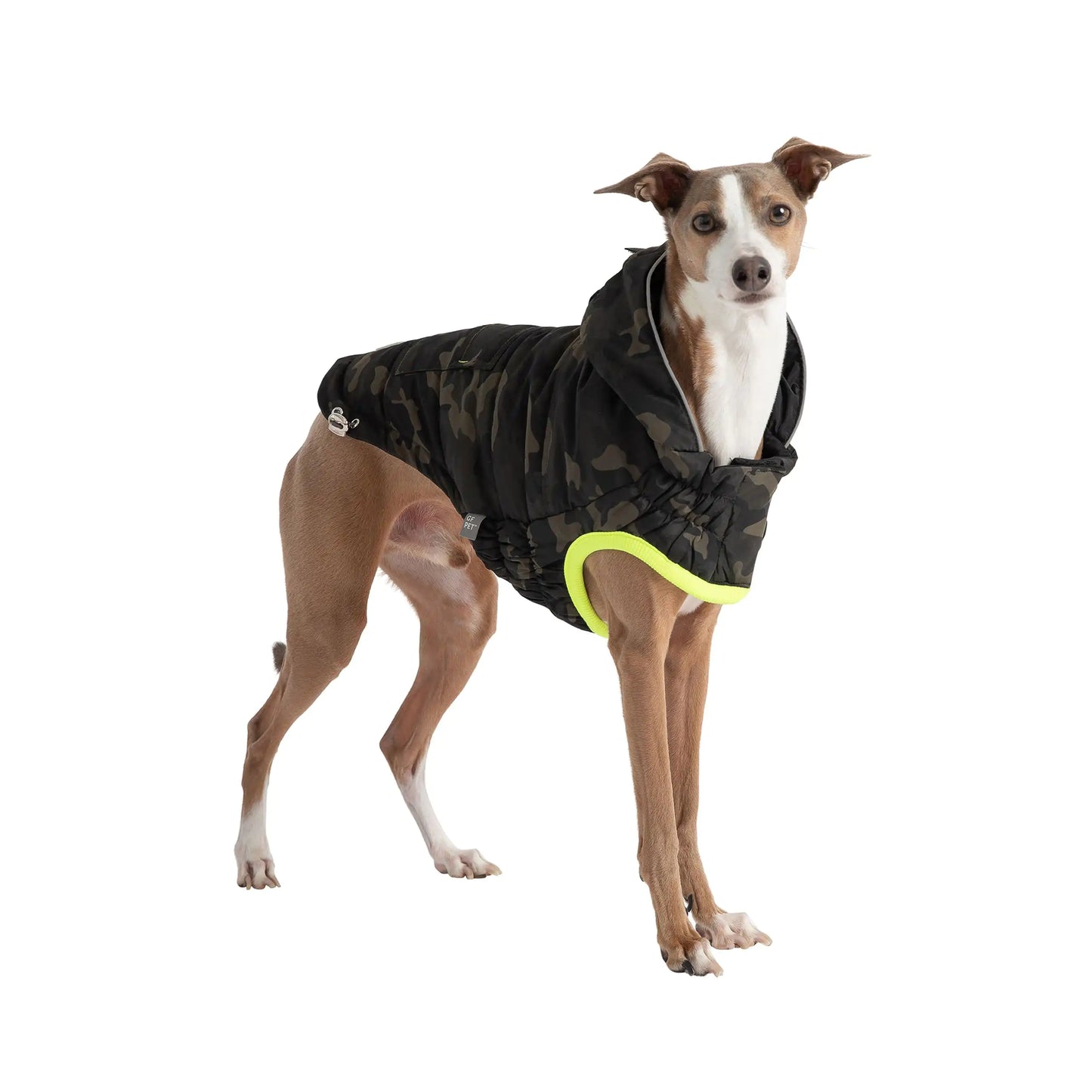 Recycled Parka Dog Coat- Camouflage