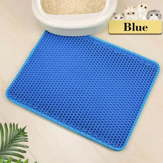 Double Layer Cat Litter Box Mat