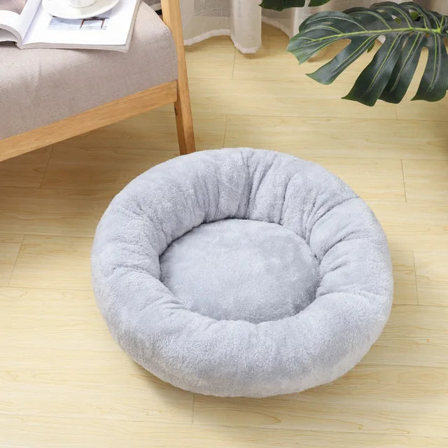 Super Soft Plush Cat and Small Dog Bed