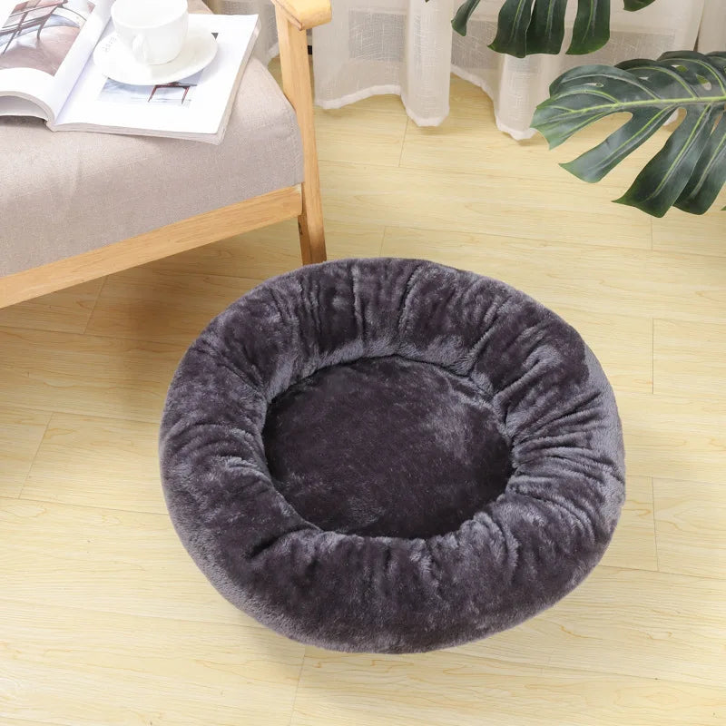 Super Soft Plush Cat and Small Dog Bed