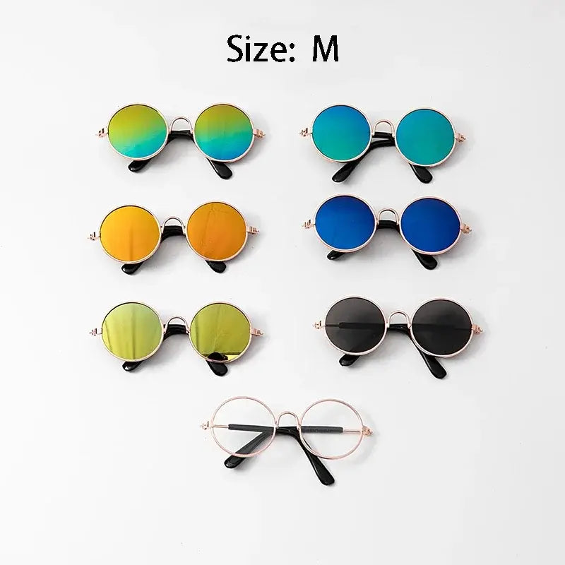 Vintage Round Cat and Dog Sunglasses