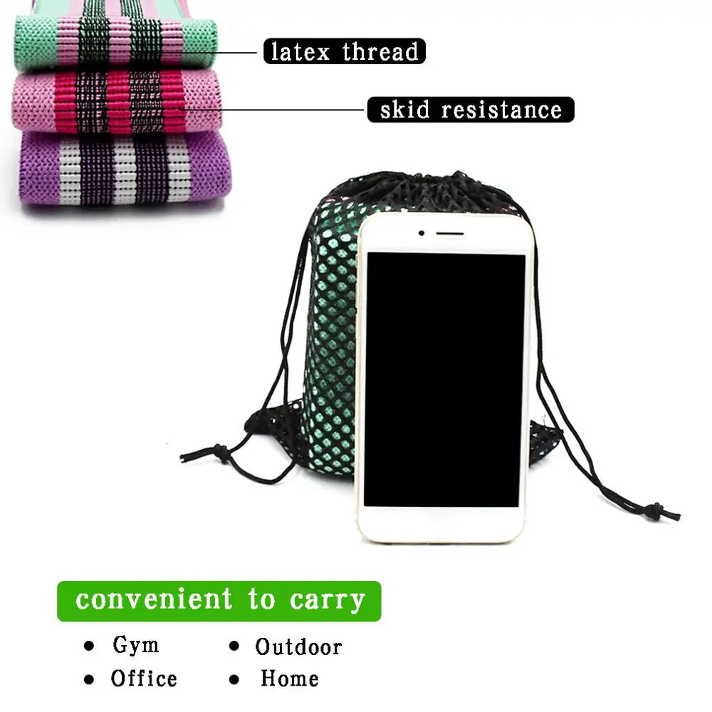 Fitness Rubber Bands Resistance Bands 3 Piece