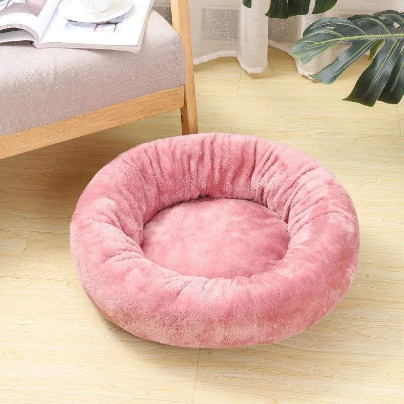 Super Soft Plush Cat and Small Dog Bed