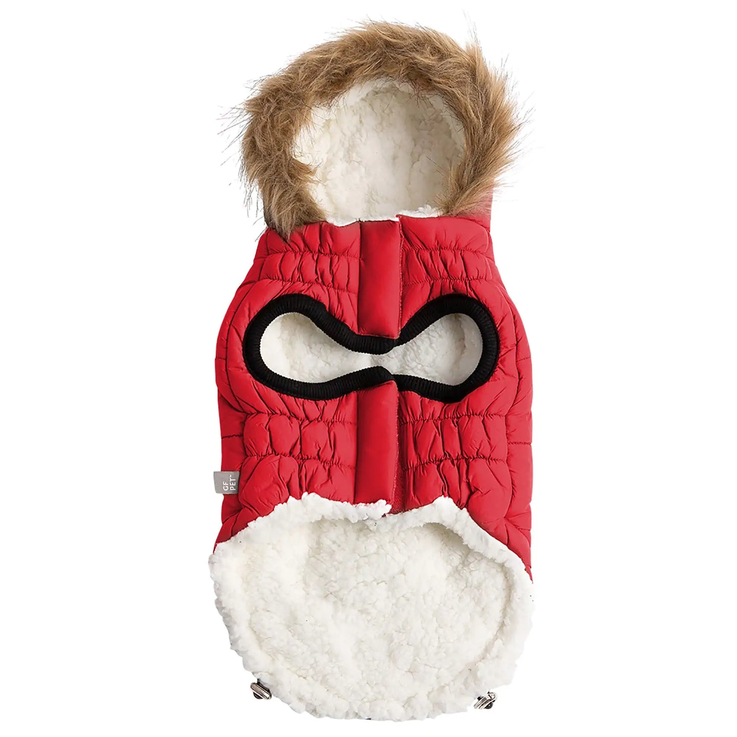 Elasto-Fit Urban Parka Dog jacket - Red
