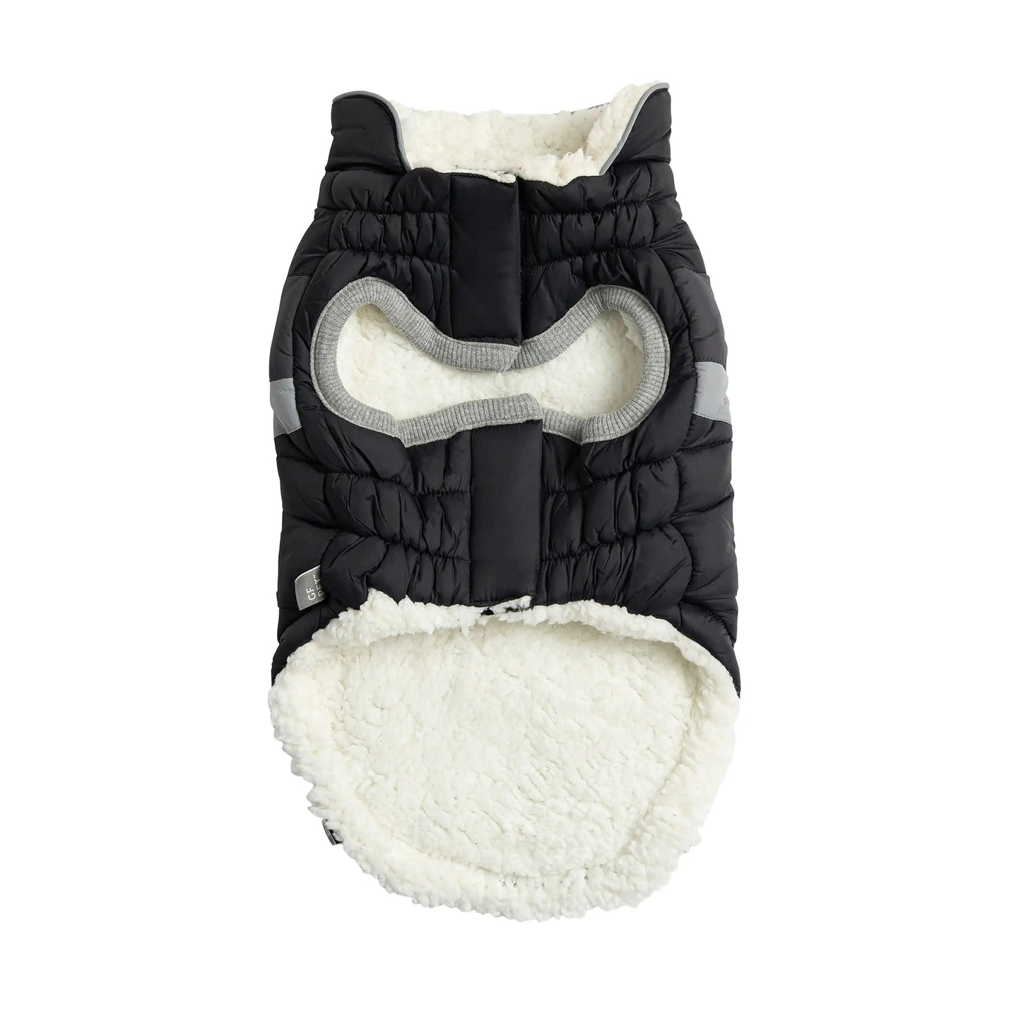 Alpine Puffer Dog Winter Coat - Black