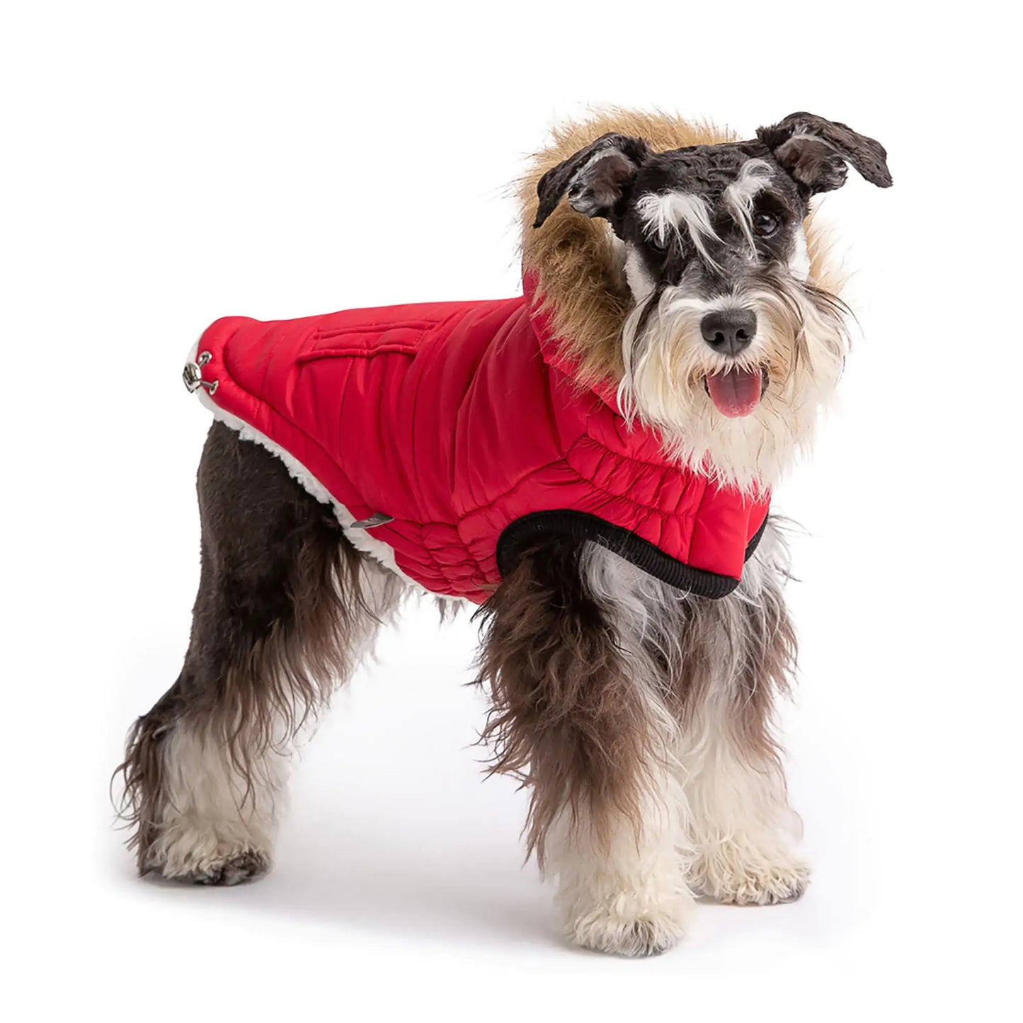 Elasto-Fit Urban Parka Dog jacket - Red