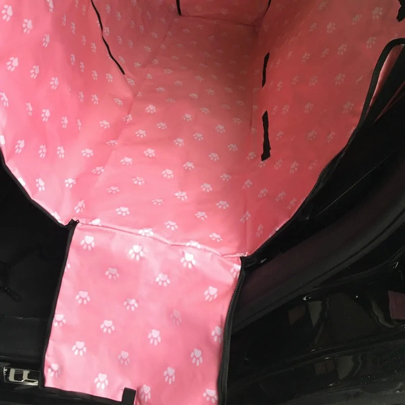 Dog Car Seat Cover Mats with Safety Belt