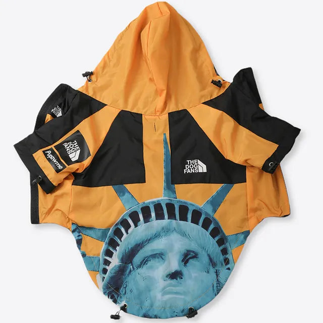 Dog Raincoat Windbreaker Hoodie