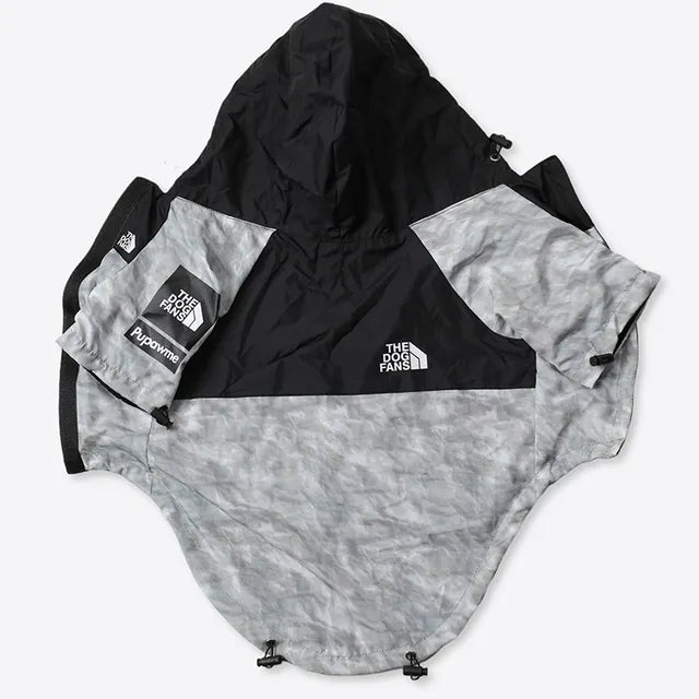 Dog Raincoat Windbreaker Hoodie