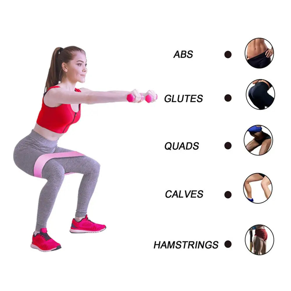 Fitness Rubber Bands Resistance Bands 3 Piece