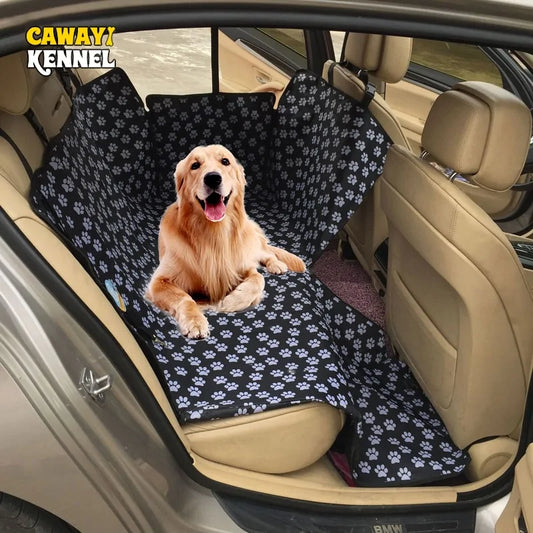 Dog Car Seat Cover Mats with Safety Belt