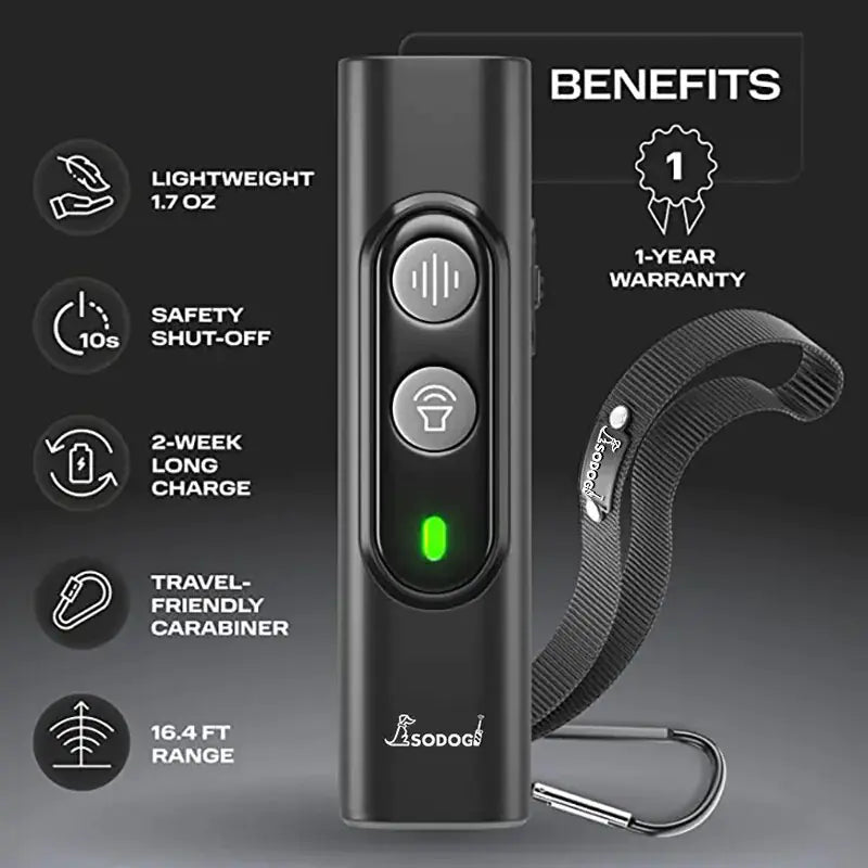 ABQP Ultrasonic USB-Rechargeable Anti-Bark Dog Repeller