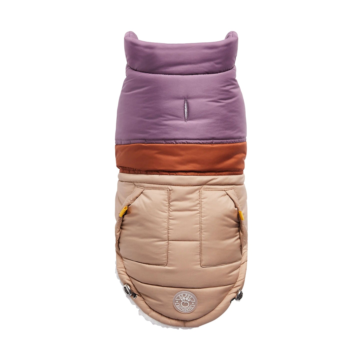 Retro Puffer Dog Jacket - Sand