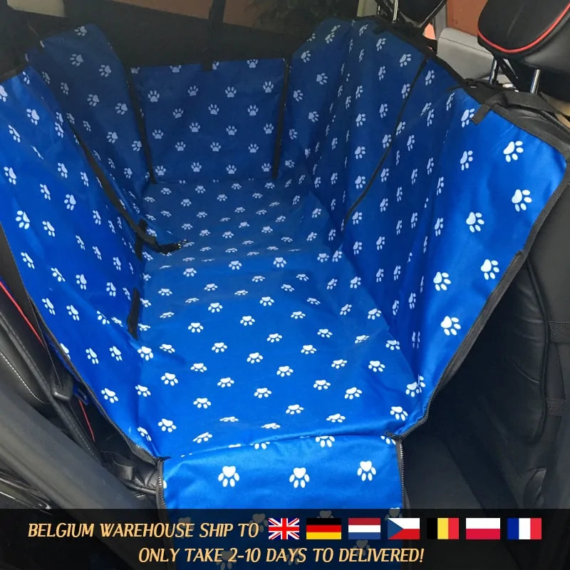 Dog Car Seat Cover Mats with Safety Belt