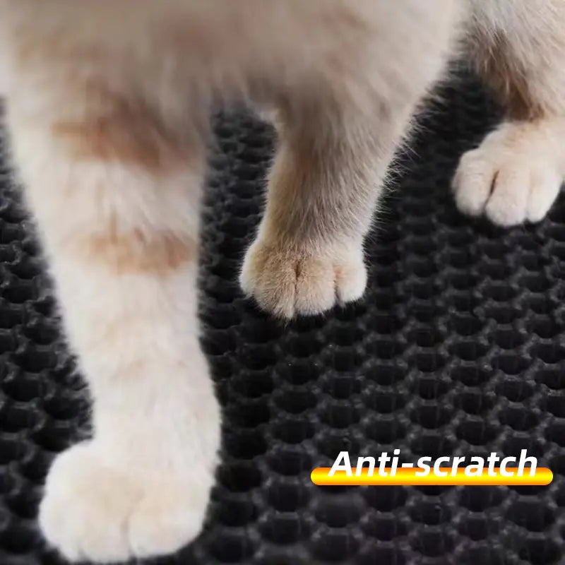 Double Layer Cat Litter Box Mat
