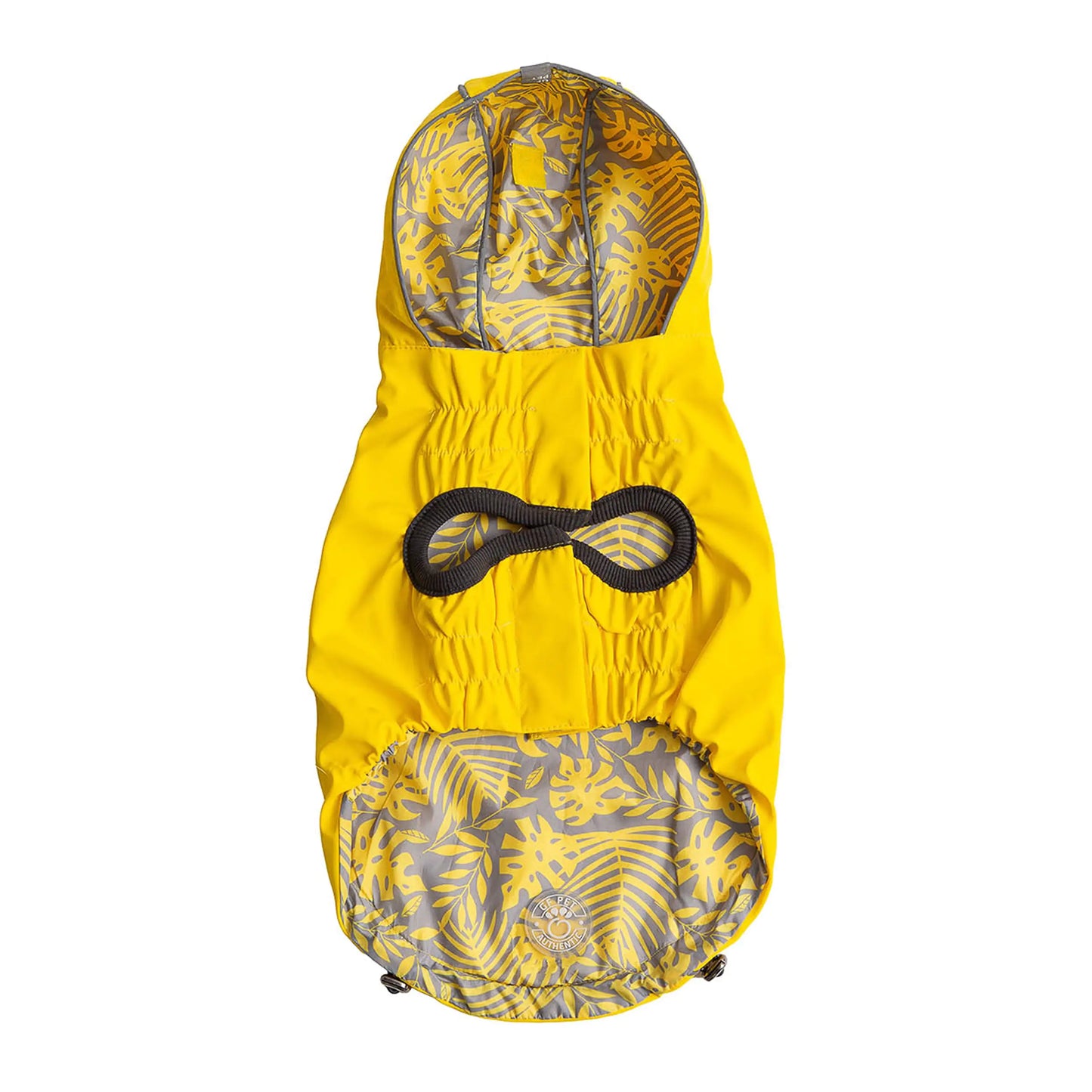 Dog Reversible Elasto-Fit Raincoat - Yellow