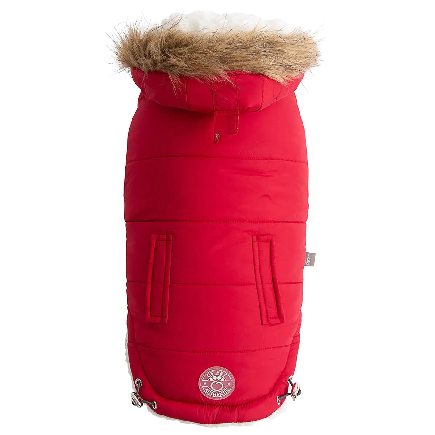 Elasto-Fit Urban Parka Dog jacket - Red