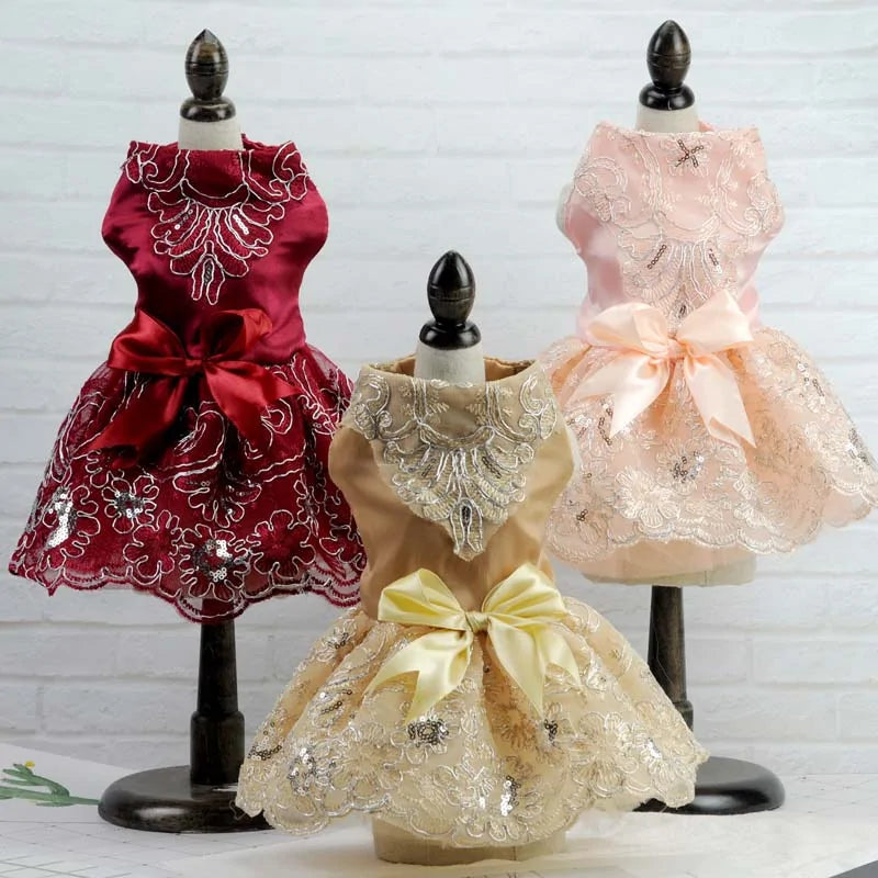 Dog Princess Party Dress for Spring and Summer XS-XL Pet