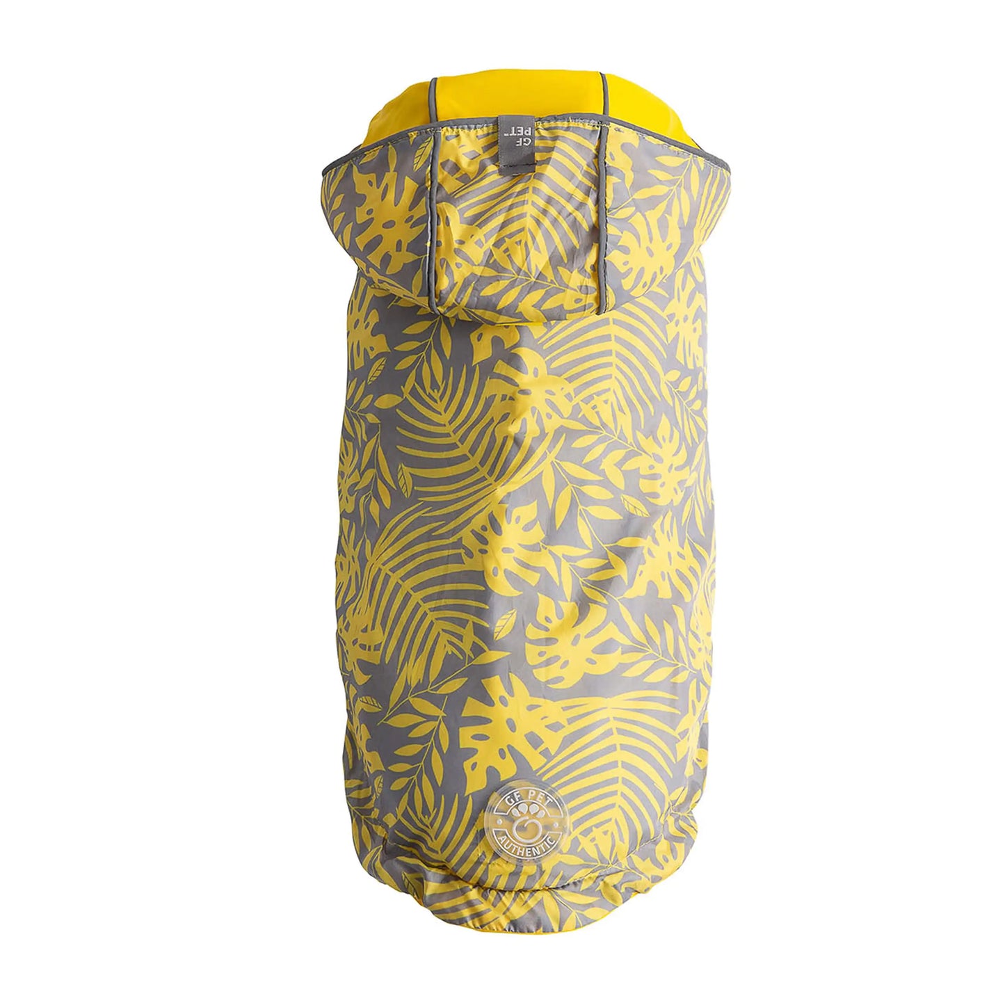 Dog Reversible Elasto-Fit Raincoat - Yellow