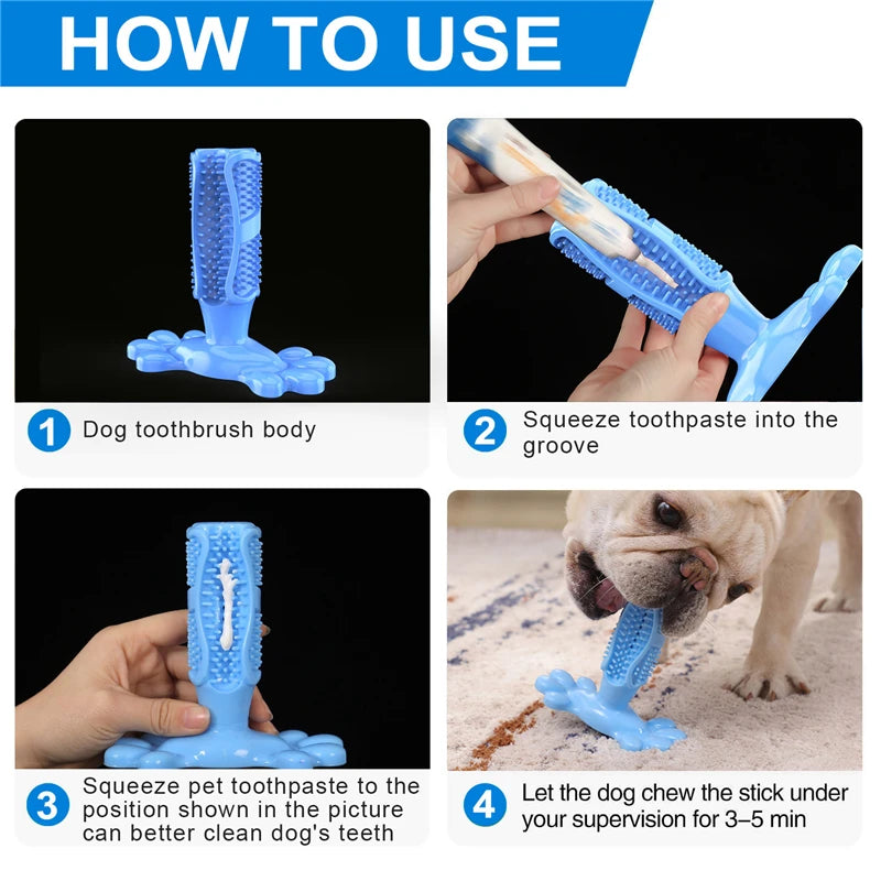 Dog's Dental Hygiene Chew Toy Dispenser