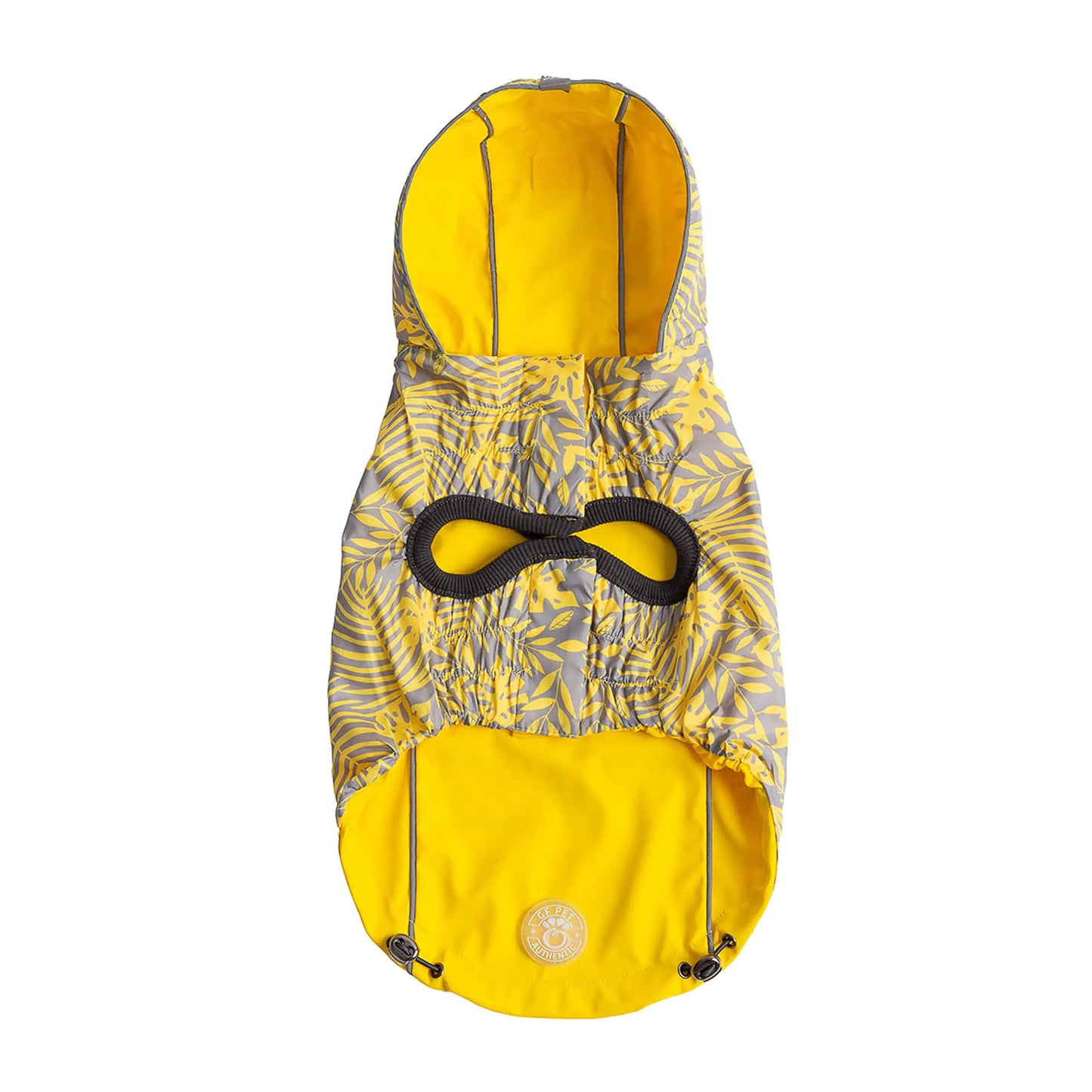 Dog Reversible Elasto-Fit Raincoat - Yellow