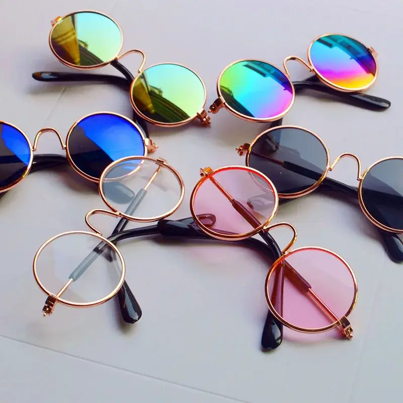 Vintage Round Cat and Dog Sunglasses