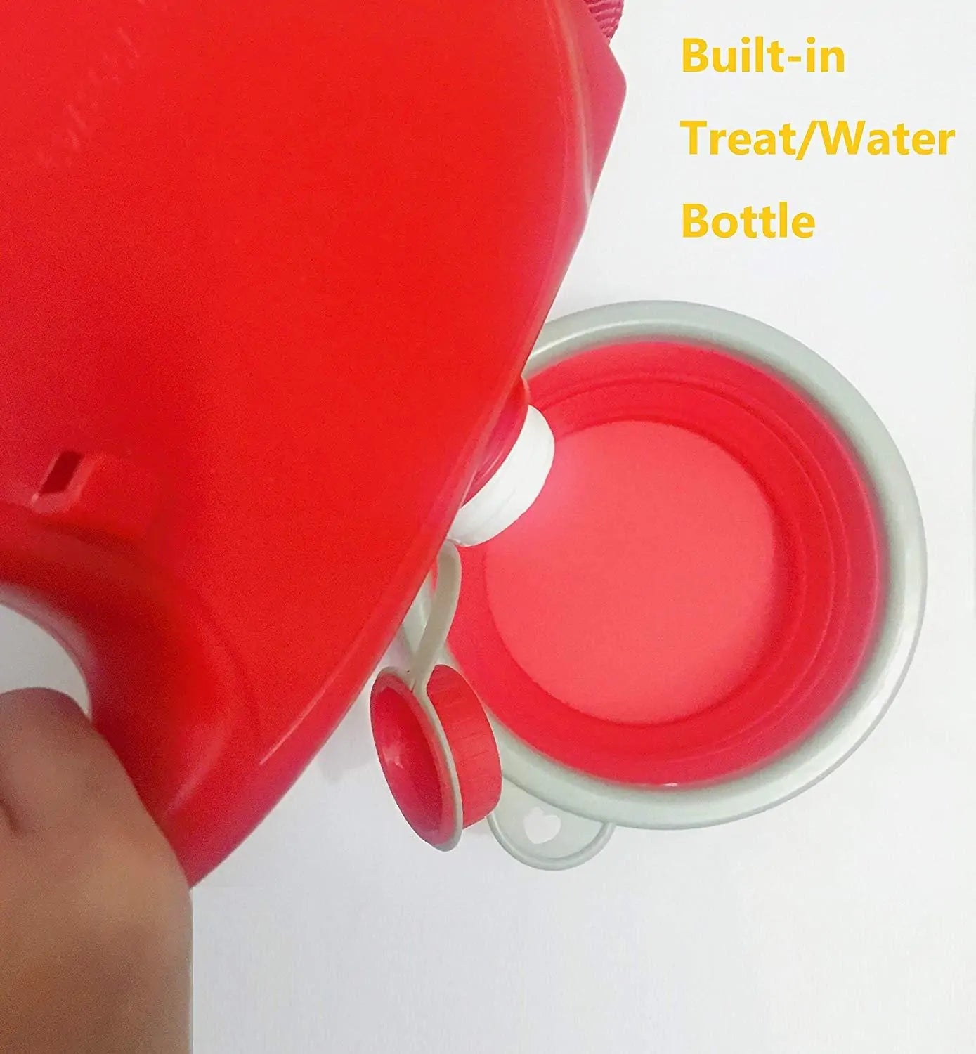 Retractable Dog Leash and Built-in Water Dispenser and Bowl