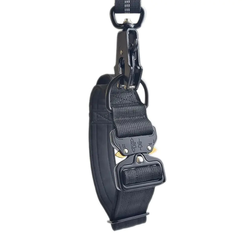 Tactical Dog Collar and Leash Adjustable Nylon