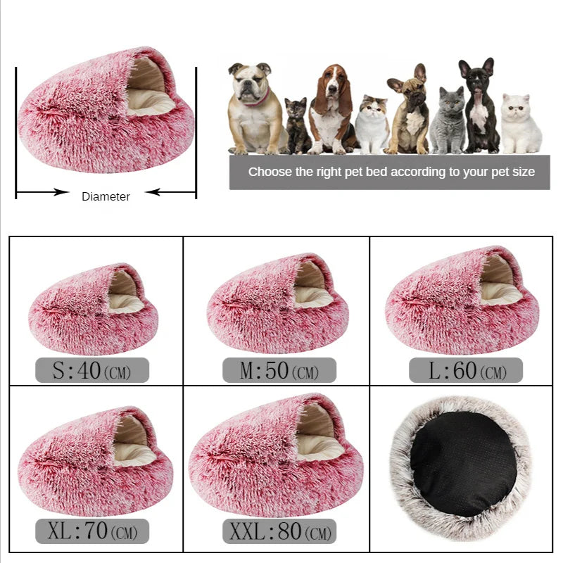 Washable Calming Bed For Dogs & Cats