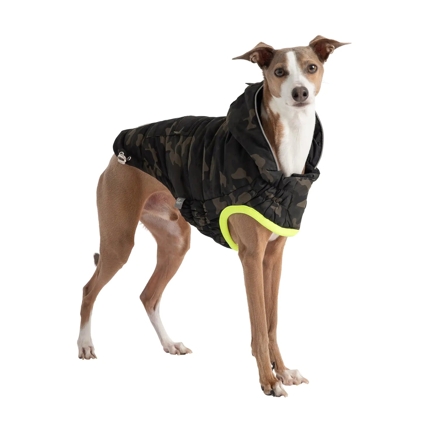 Recycled Parka Dog Coat- Camouflage