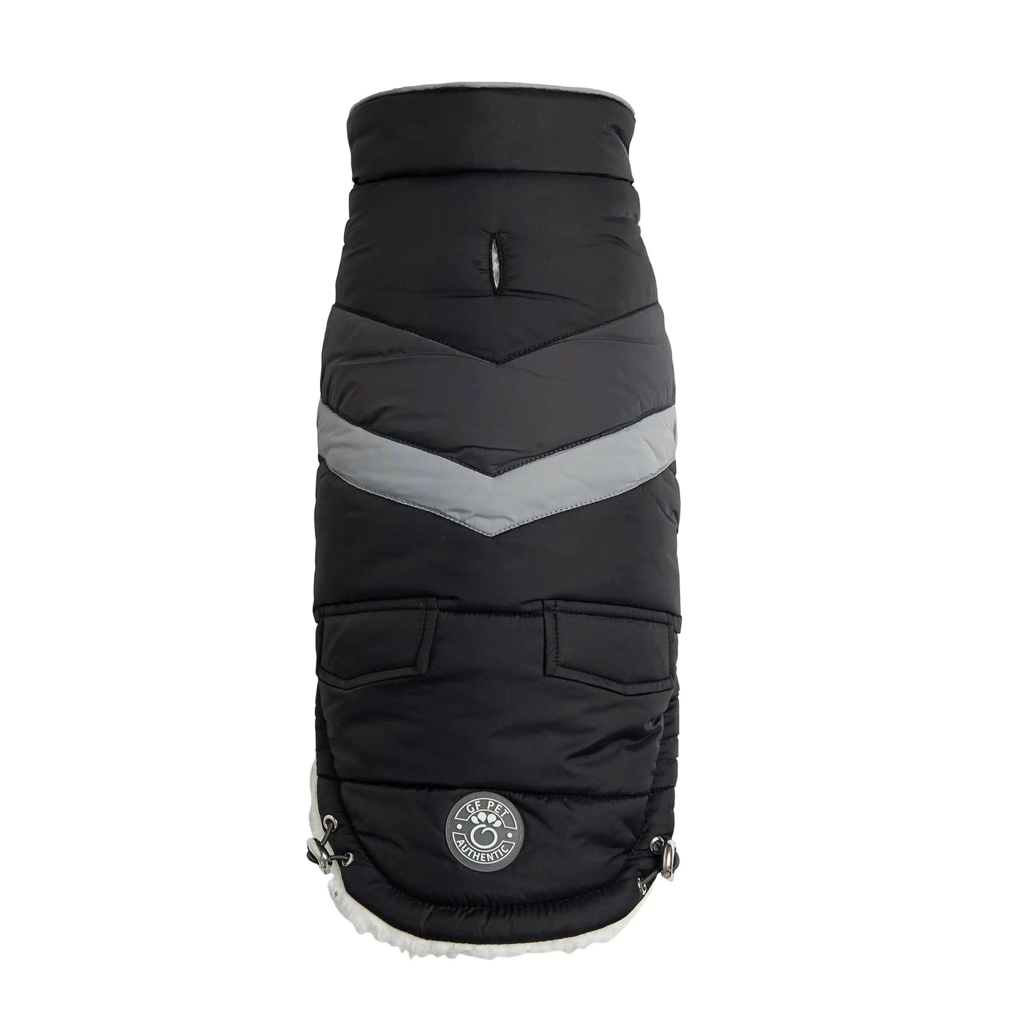 Alpine Puffer Dog Winter Coat - Black