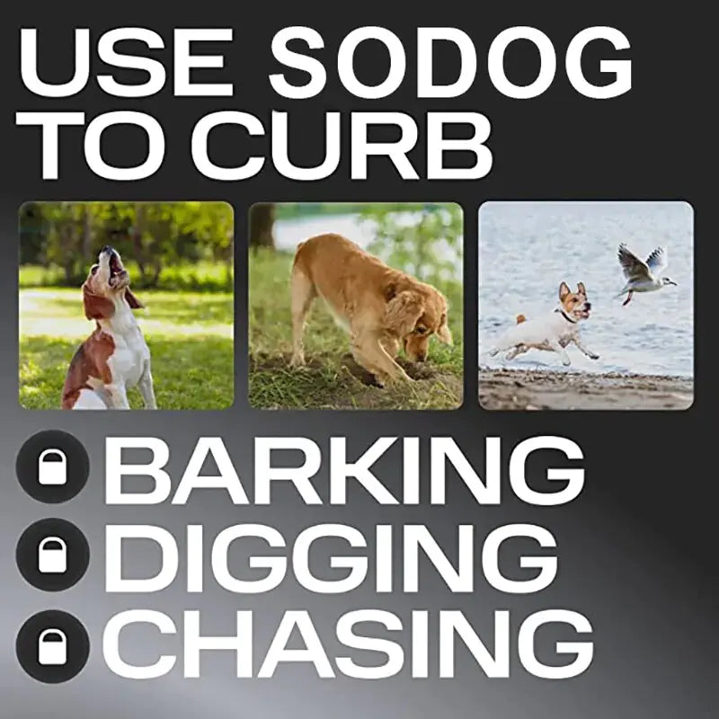 ABQP Ultrasonic USB-Rechargeable Anti-Bark Dog Repeller